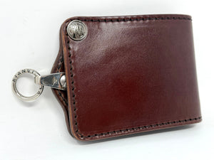 ANVIL Bifold Leather Chain Wallet - Brown 5G - Anvil Customs