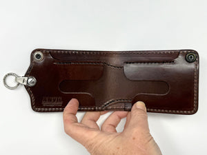 ANVIL Bifold Leather Chain Wallet - Brown 5G - Anvil Customs