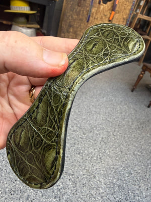 Anvil Cash Clamp Wallet:  Army Green Gator