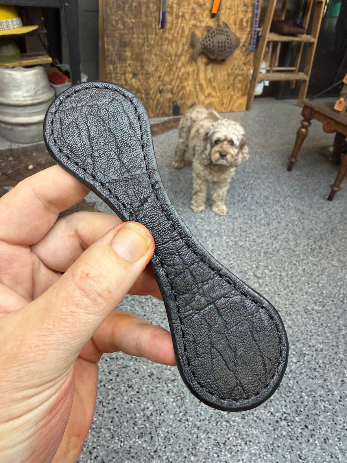 Anvil Cash Clamp Wallet:  Black Elephant