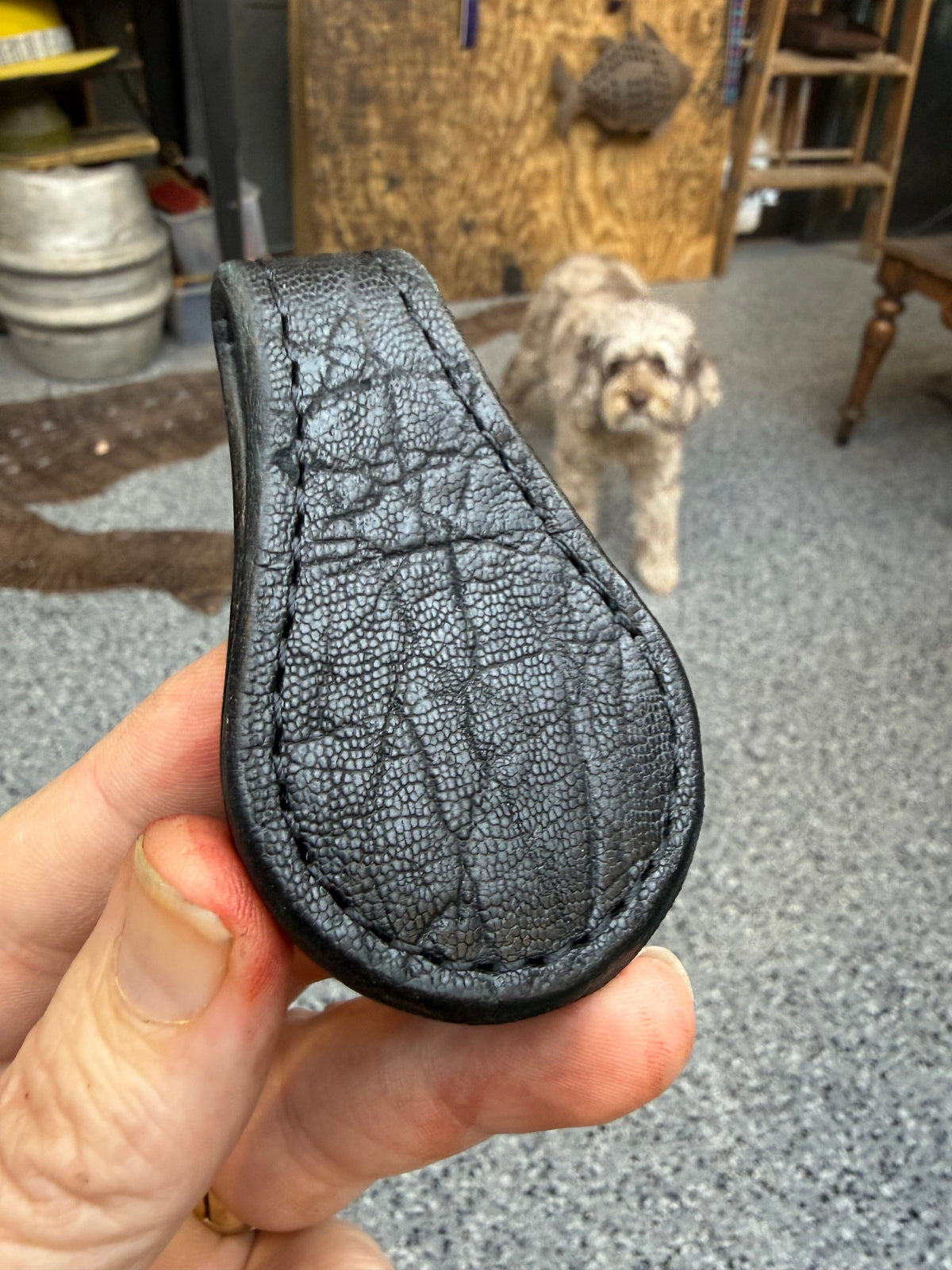 Anvil Cash Clamp Wallet:  Black Elephant