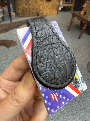 Anvil Cash Clamp Wallet:  Black Elephant