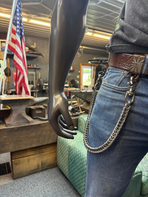BOX Chainmaille Wallet Chain - Anvil Customs
