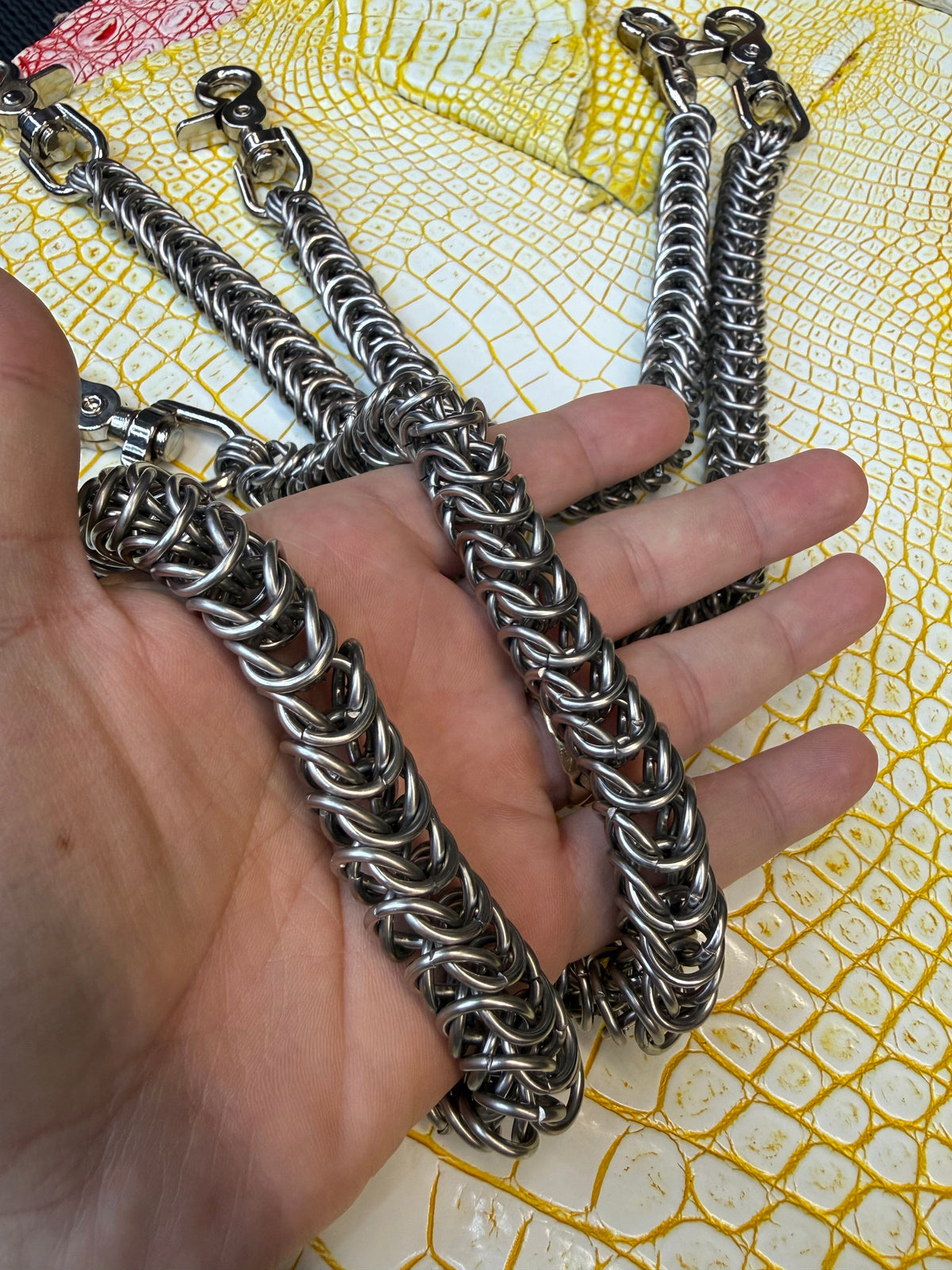 BOX Chainmaille Wallet Chain - Anvil Customs