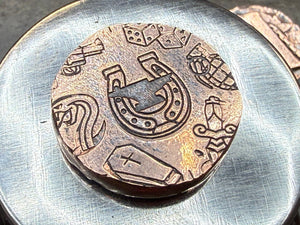 Copper Anvil Maker Coin - Anvil Customs