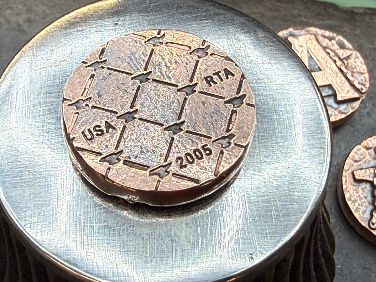Copper Anvil Maker Coin - Anvil Customs