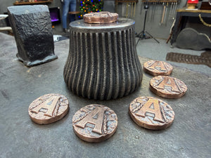 Copper Anvil Maker Coin - Anvil Customs