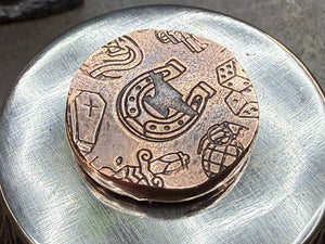 Copper Anvil Maker Coin - Anvil Customs