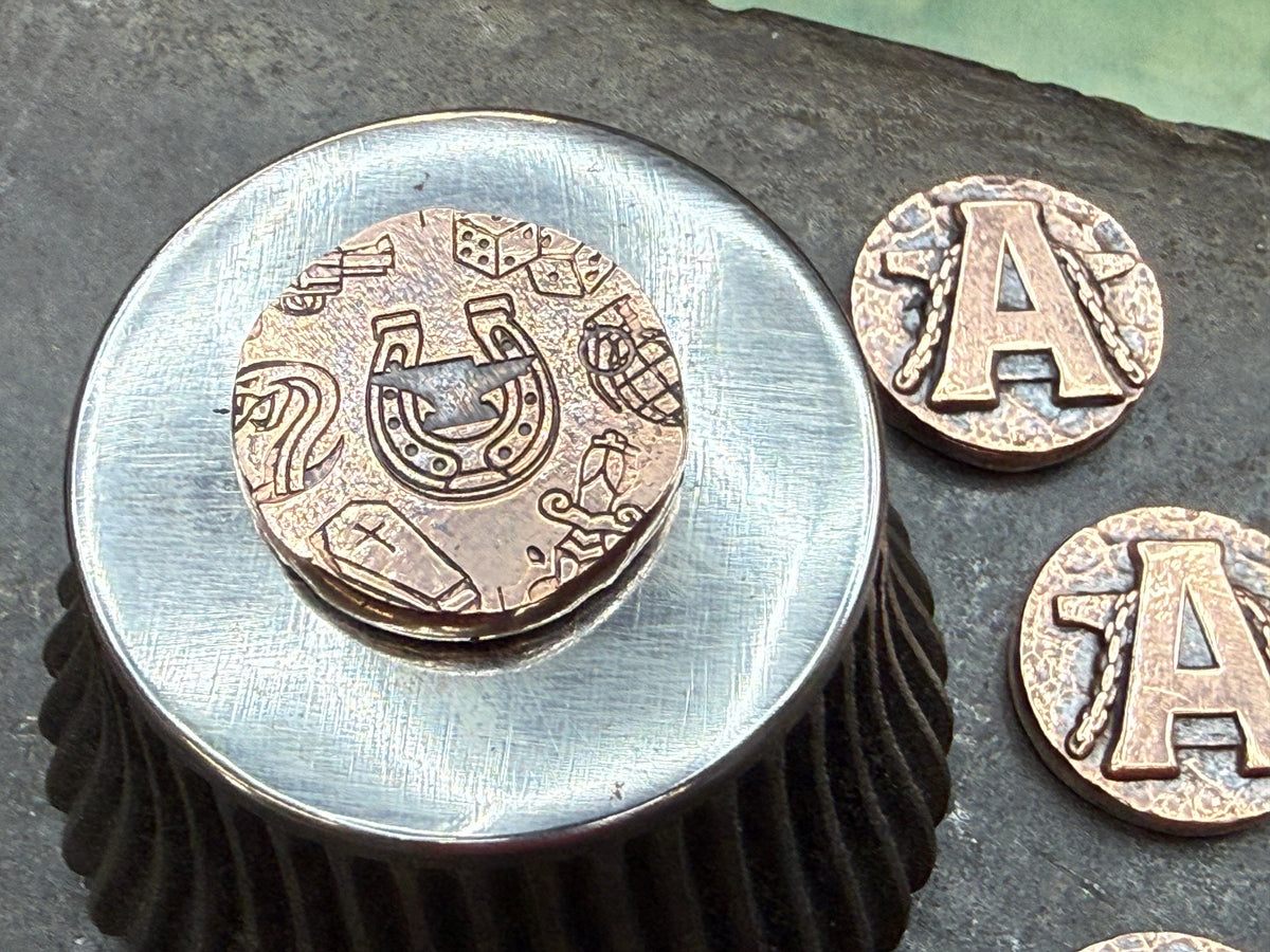 Copper Anvil Maker Coin - Anvil Customs