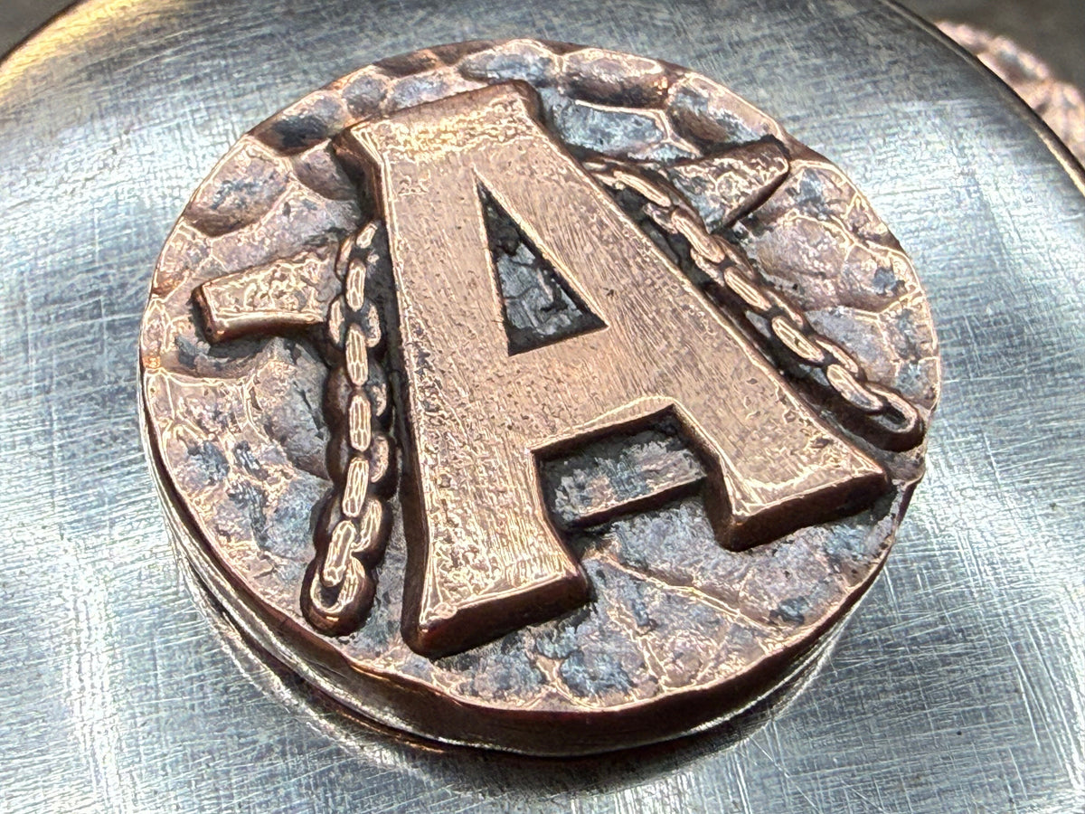 Copper Anvil Maker Coin - Anvil Customs