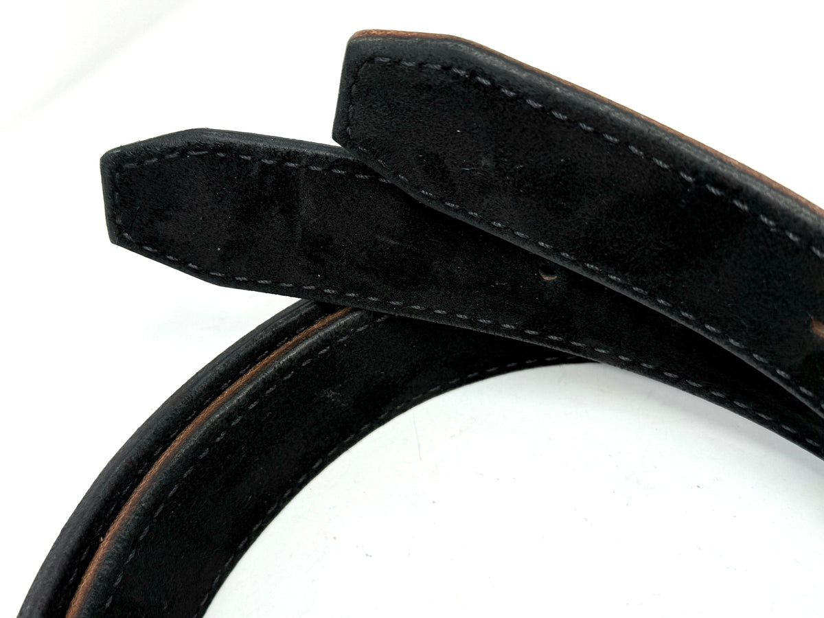 Custom Leather Belt - 2 Ply Stitched Gun Belt - Anvil Customs