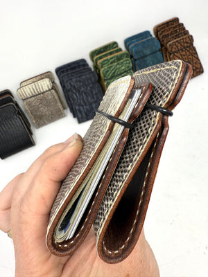 El Camino Wallet - Natural Lizard - Anvil Customs