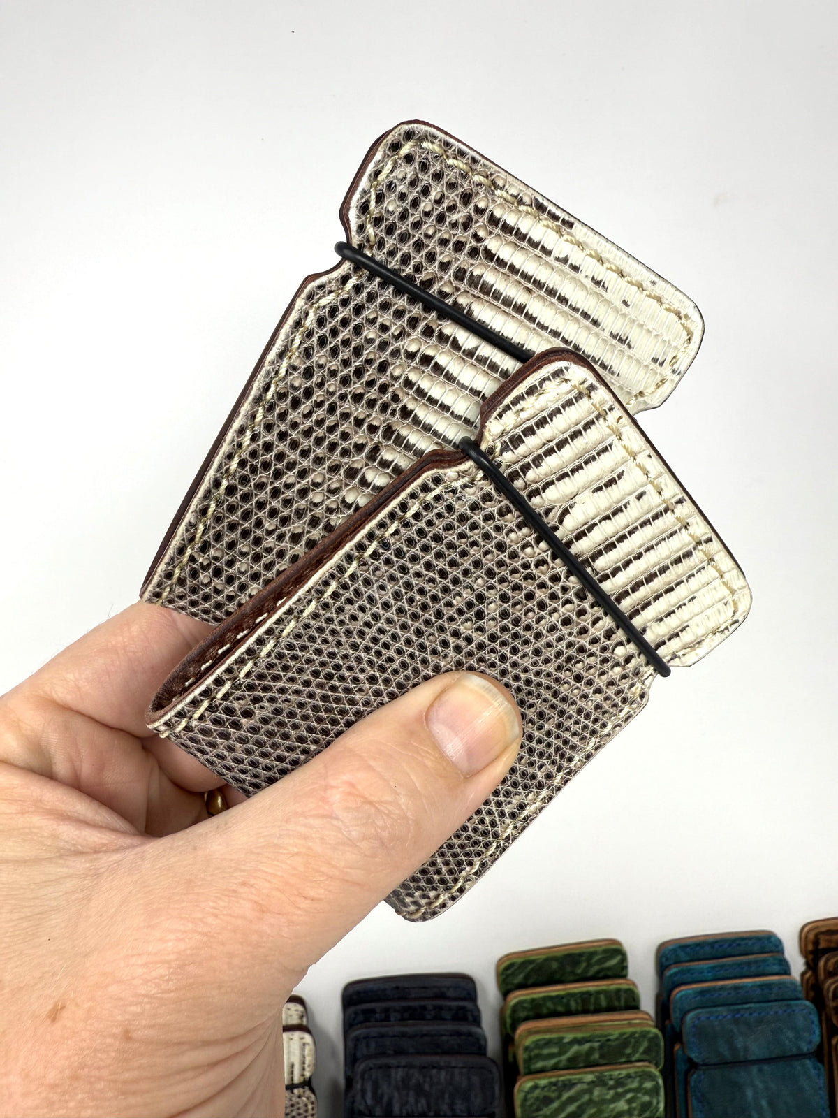 El Camino Wallet - Natural Lizard - Anvil Customs