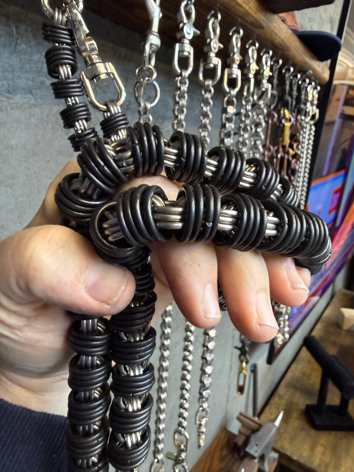 Full Nelson Chainmaille Wallet Chain - Anvil Customs