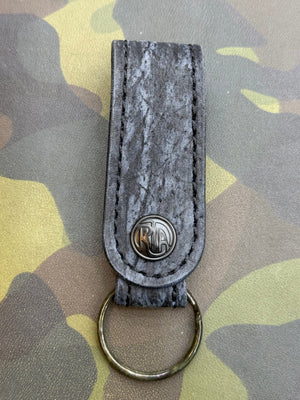 Leather Loop - Blue Cape Buffalo - Anvil Customs