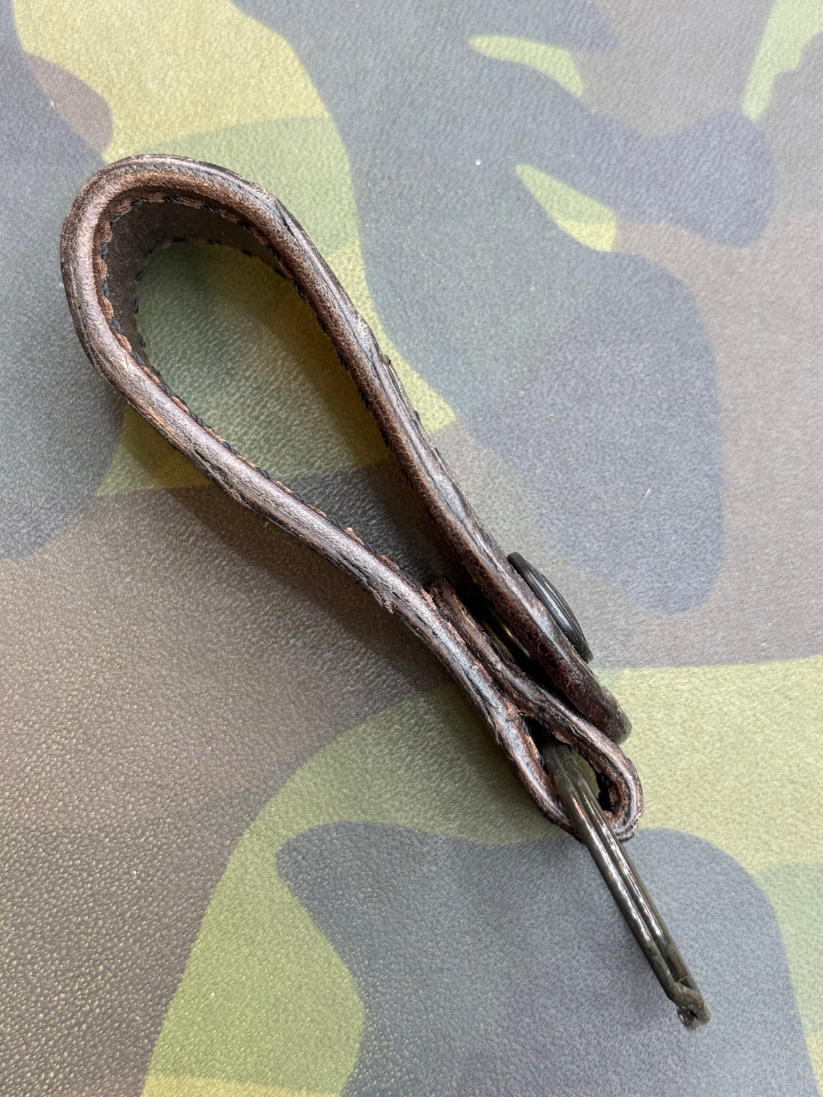 Leather Loop - Brown Alligator - Anvil Customs