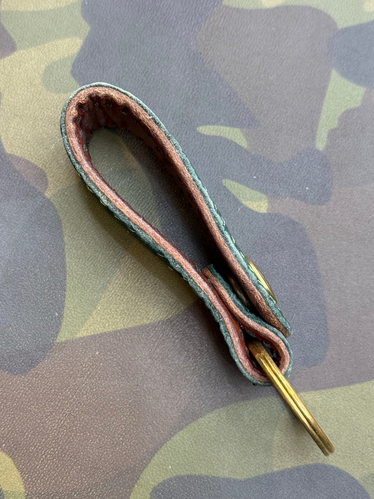 Leather Loop - Forrest Green Elephant - Anvil Customs