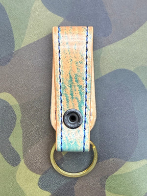 Leather Loop - Marbled Turquoise Shell Cordovan - Anvil Customs