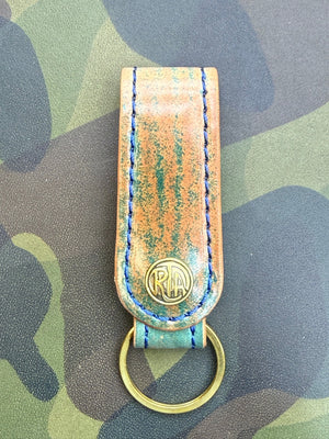 Leather Loop - Marbled Turquoise Shell Cordovan - Anvil Customs