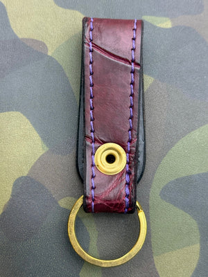Leather Loop - Oxblood Alligator - Anvil Customs