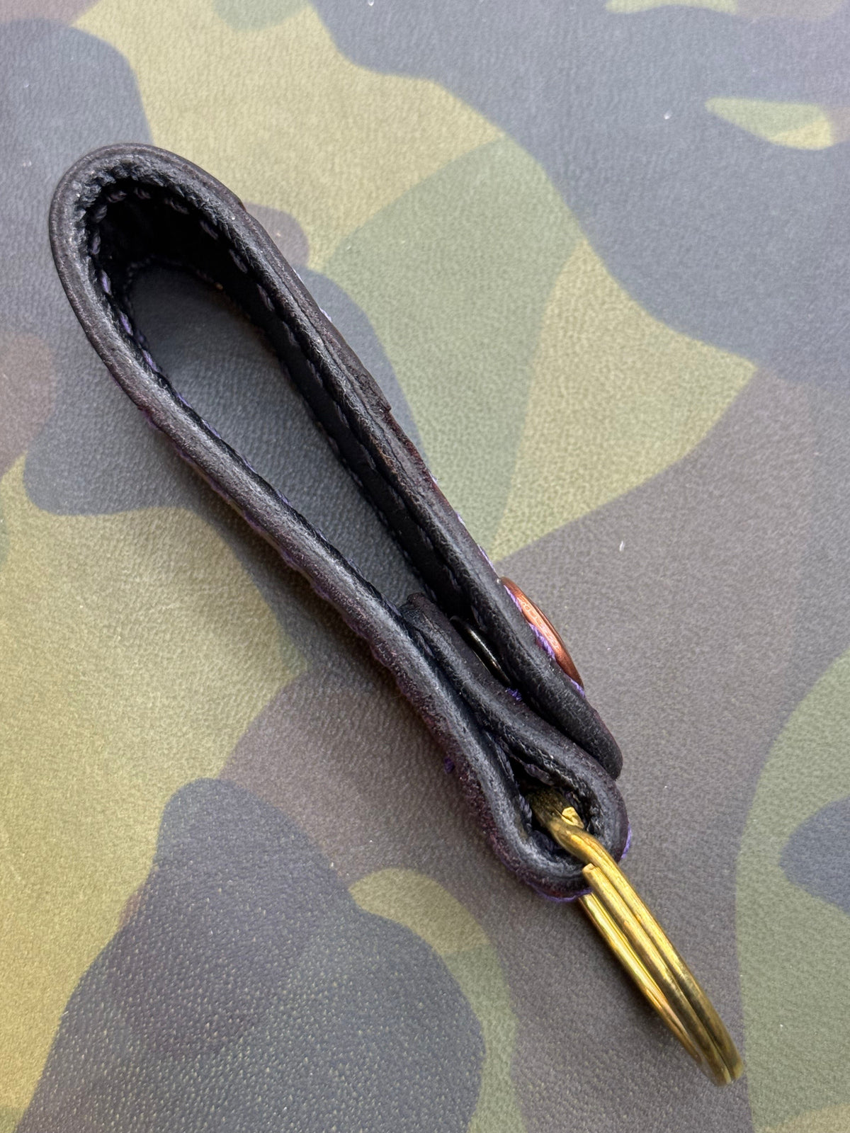 Leather Loop - Oxblood Alligator - Anvil Customs