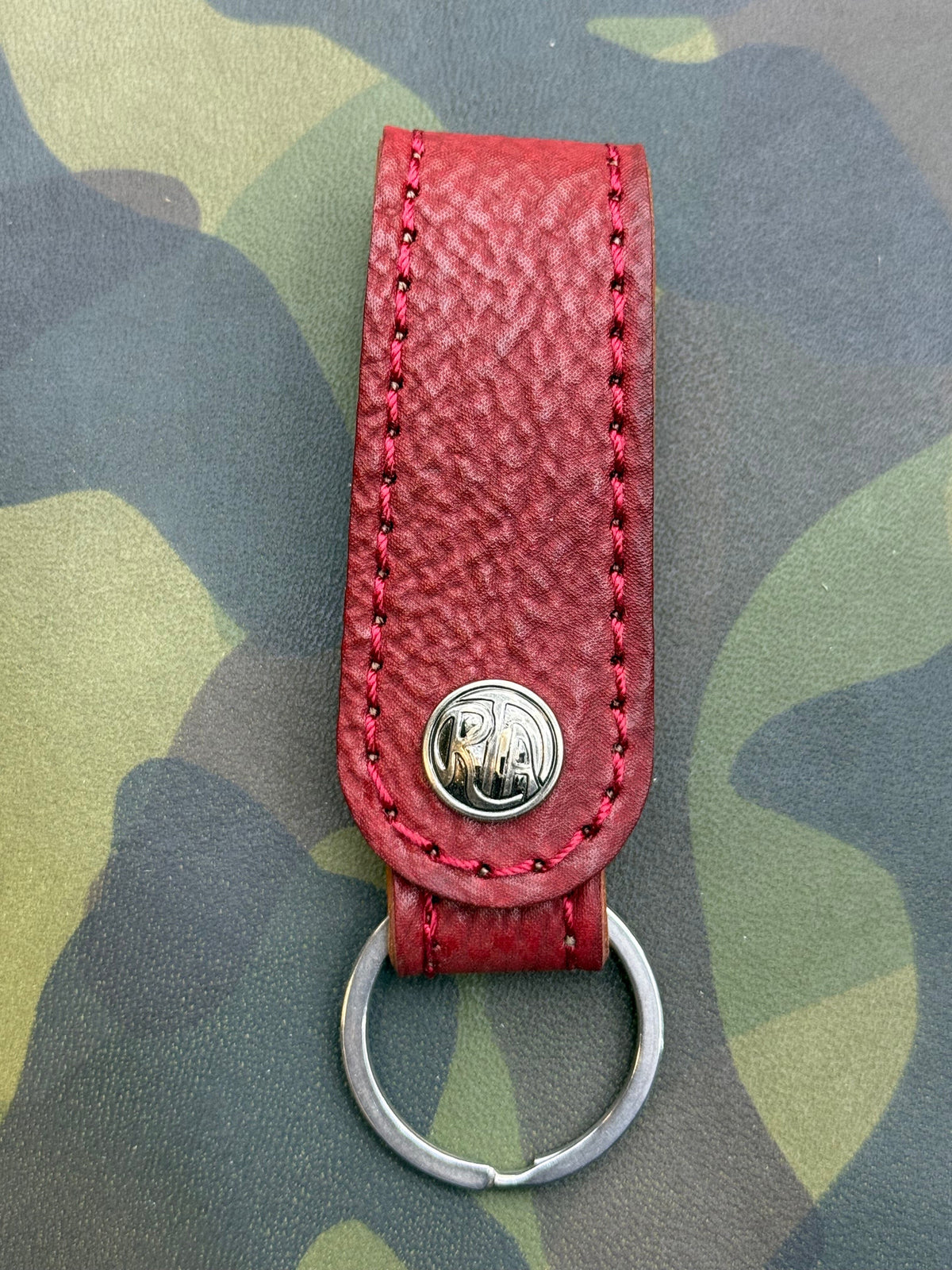 Leather Loop - Red Shark - Anvil Customs