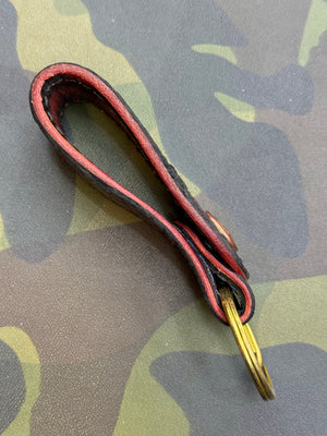 Leather Loop - Red/Black Alligator - Anvil Customs