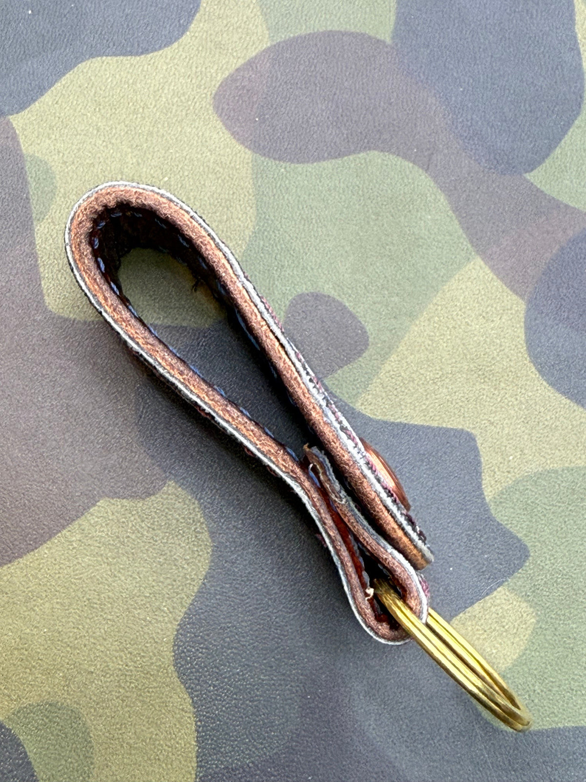 Leather Loop - Safari Blue Elephant - Anvil Customs