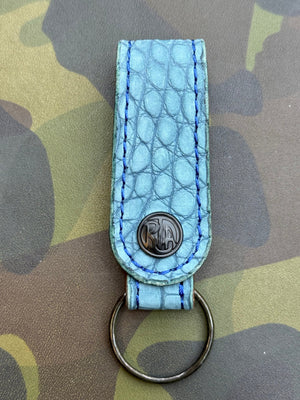 Leather Loop - SkyBlu Nubuck Alligator - Anvil Customs