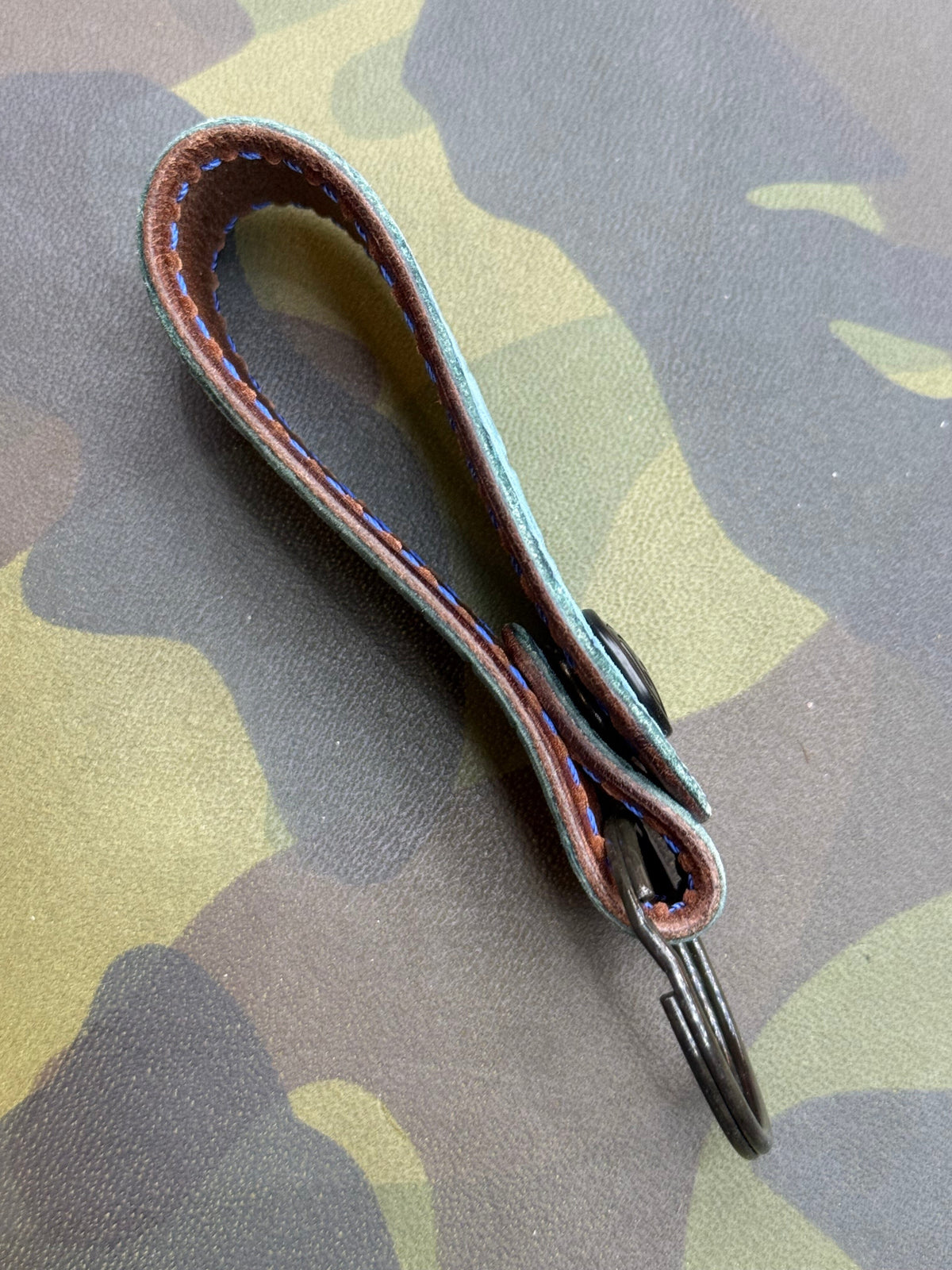 Leather Loop - SkyBlu Nubuck Alligator - Anvil Customs