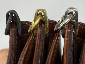 Mini Long Leather Chain Wallet - Brown 5G - Anvil Customs