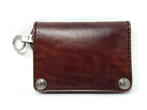 Mini Long Leather Chain Wallet - Brown 5G - Anvil Customs