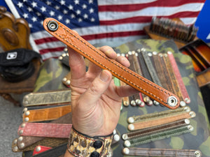 Natural Alligator Leather Bracelet / Cuff - Anvil Customs
