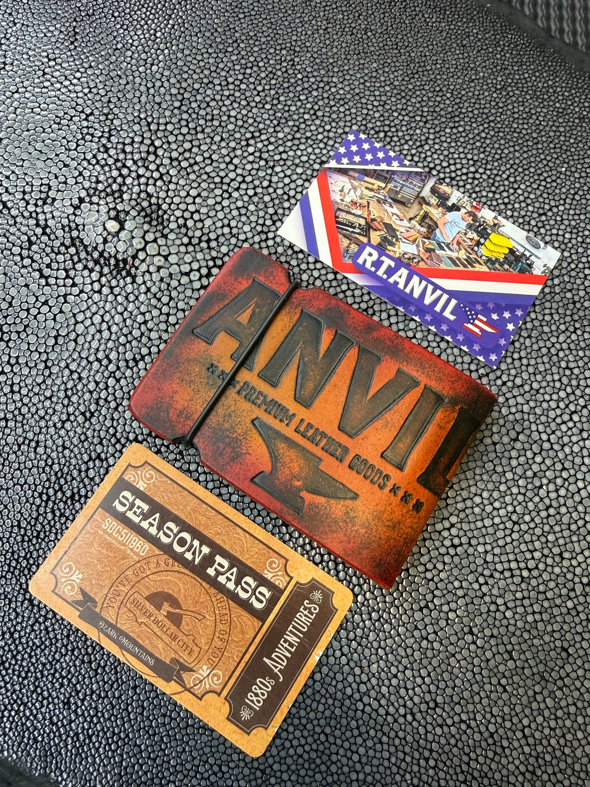 RTAnvil Cash Wrap Wallet - Sunburst “Anvil Bold” - Anvil Customs