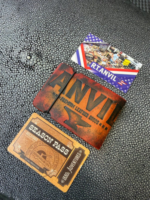 RTAnvil Cash Wrap Wallet - Sunburst “Anvil Bold” - Anvil Customs