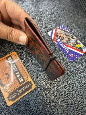 RTAnvil Cash Wrap Wallet - Sunburst “Anvil Bold” - Anvil Customs