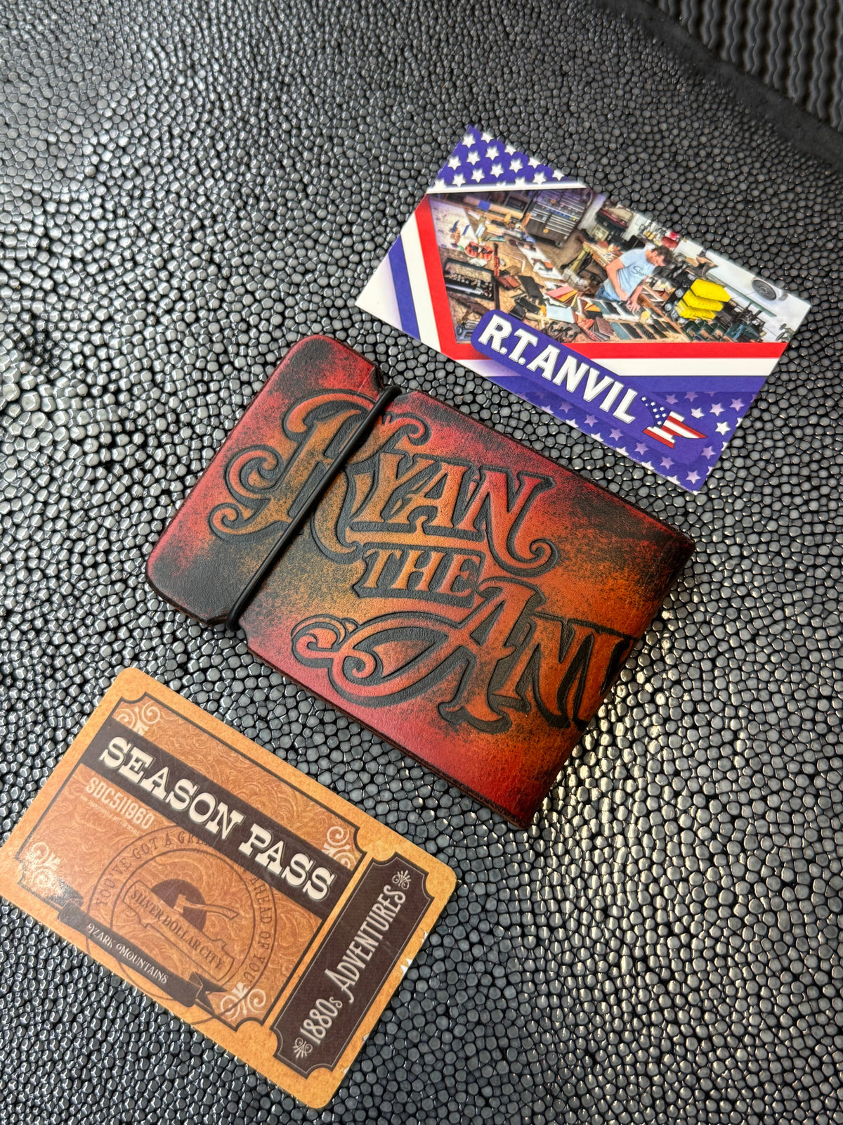 RTAnvil Cash Wrap Wallet - Sunburst “RyanTheAnvil” - Anvil Customs