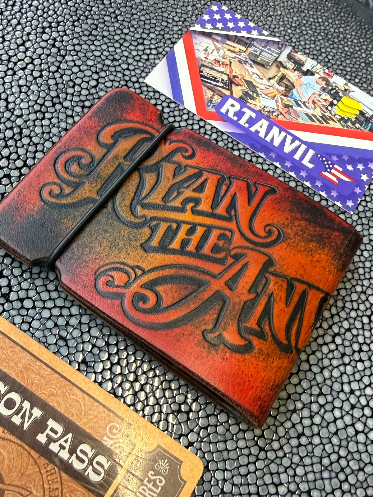 RTAnvil Cash Wrap Wallet - Sunburst “RyanTheAnvil” - Anvil Customs