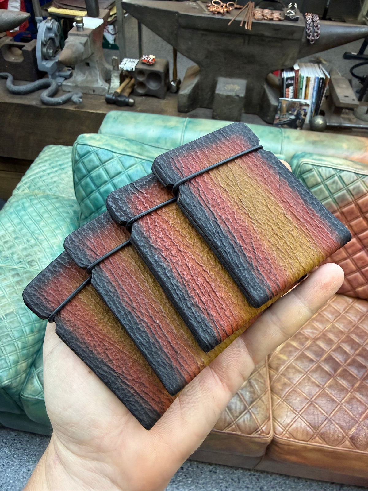 RTAnvil Cash Wrap Wallet - Sunburst Shark