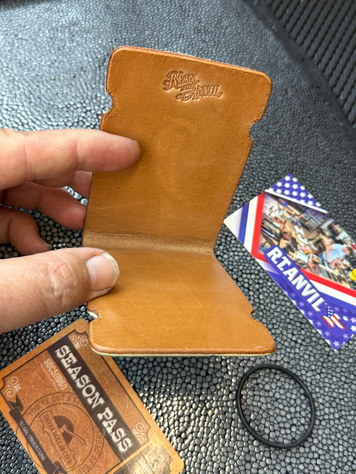 RTAnvil Cash Wrap Wallet - Tiger Stripe Stingray - Anvil Customs