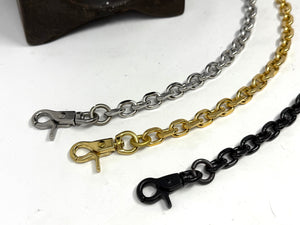 RTAnvil - ‘Filed’ Oval Link Wallet Chain - Anvil Customs