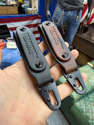 RTAnvil Leather Key Fob / Belt Hanger - Anvil Customs