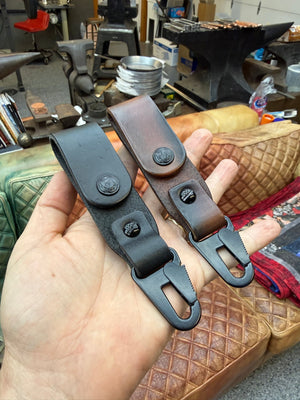 RTAnvil Leather Key Fob / Belt Hanger - Anvil Customs