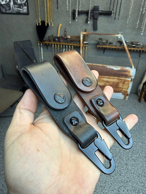 RTAnvil Leather Key Fob / Belt Hanger - Anvil Customs
