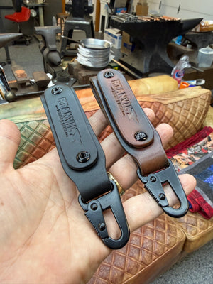 RTAnvil Leather Key Fob / Belt Hanger - Anvil Customs