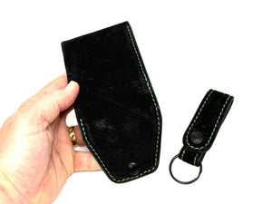 Sarasota Wallet - Black Hippo w Green - Anvil Customs