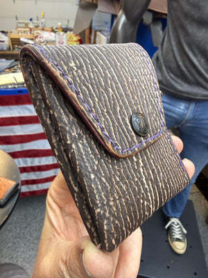 Sarasota Wallet - Brown Shark - Anvil Customs