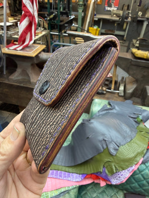 Sarasota Wallet - Brown Shark - Anvil Customs