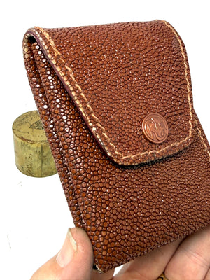 Sarasota Wallet - Milk Chocolate Stingray - Anvil Customs
