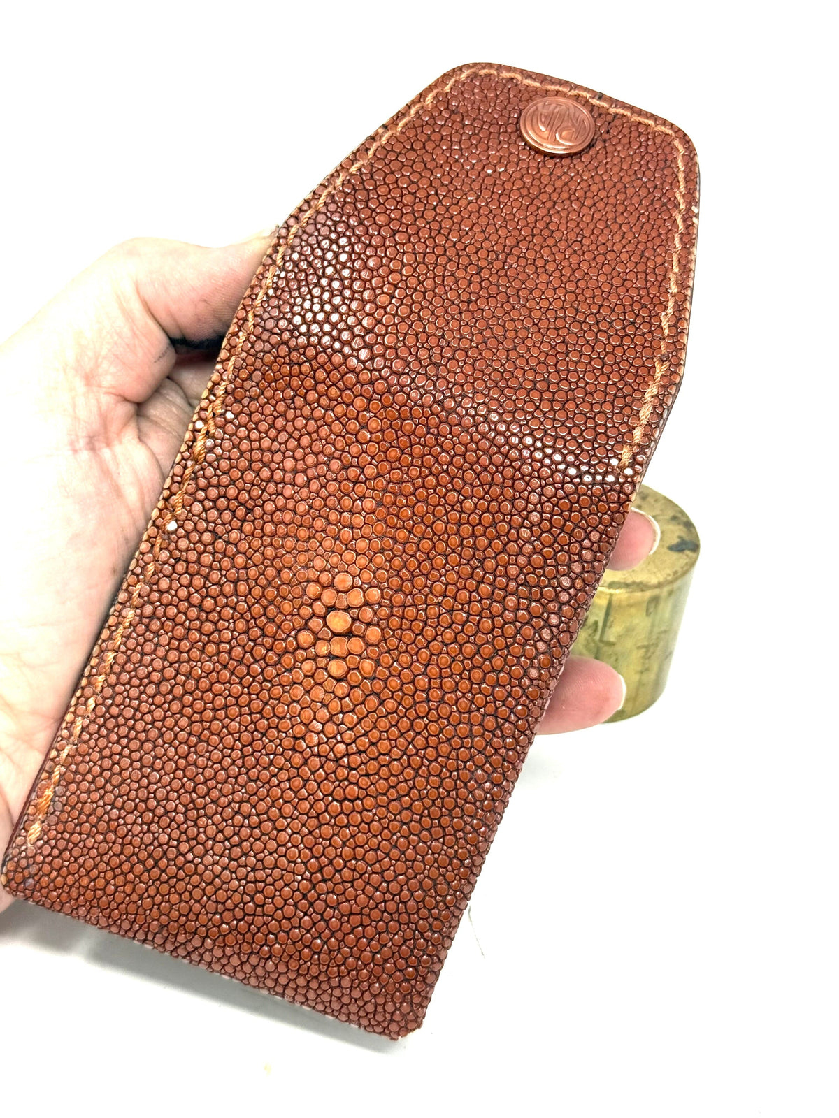 Sarasota Wallet - Milk Chocolate Stingray - Anvil Customs